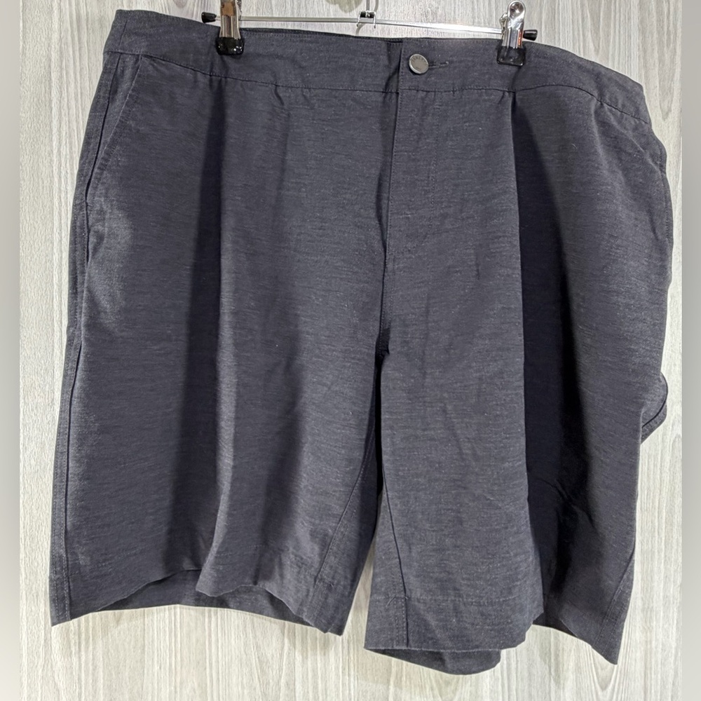 Faherty Shorts Mens 40 Gray All Day Chino Stretch Zip Pocket Lightweight Outdoor